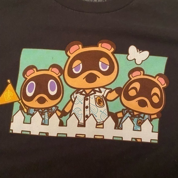 Nintendo Animal Crossing Nook Family T-Shirt Mens Small - Picture 2 of 3